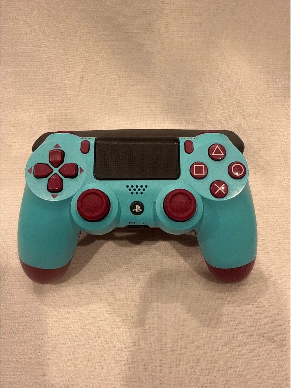 Sony DualShock 4 Wireless  Controller CUH-ZCT2U - Turquoise and Burgundy